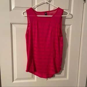 90 Degrees by Reflex Razorback workout Tank Women’s-Hot pink